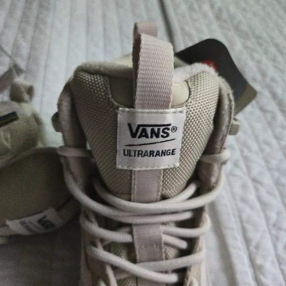 Vans Ultrarange Exo Hi Mte 2 Women Size 5 Checkerboard Birch Tan 012026 - Picture 2 of 10